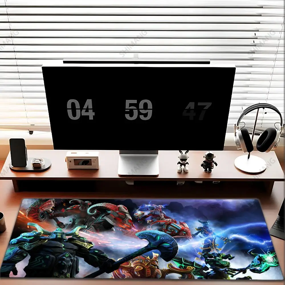 Dota 2 أنيمي ماوس الوسادة سرعة ألعاب الكمبيوتر كاملة كبيرة ماوس الوسادة Xxl ماوس الألعاب ماوس حصيرة لوحات المفاتيح اكسسوارات الجدول الحصير XL