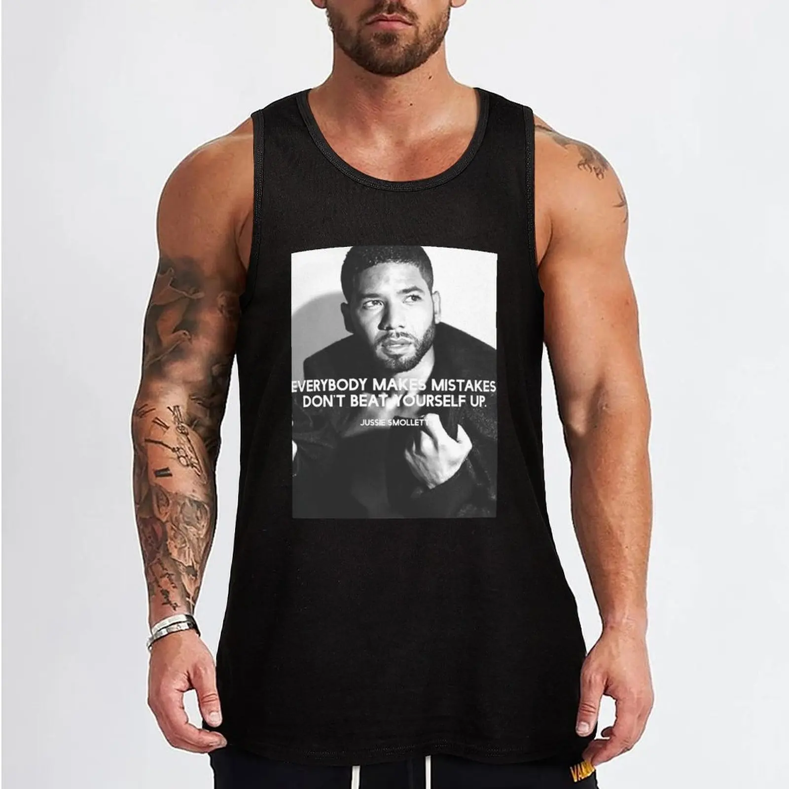 Jussie Smollett BW Tank Top summer clothes man 2025 basketball t-shirt for man vest men