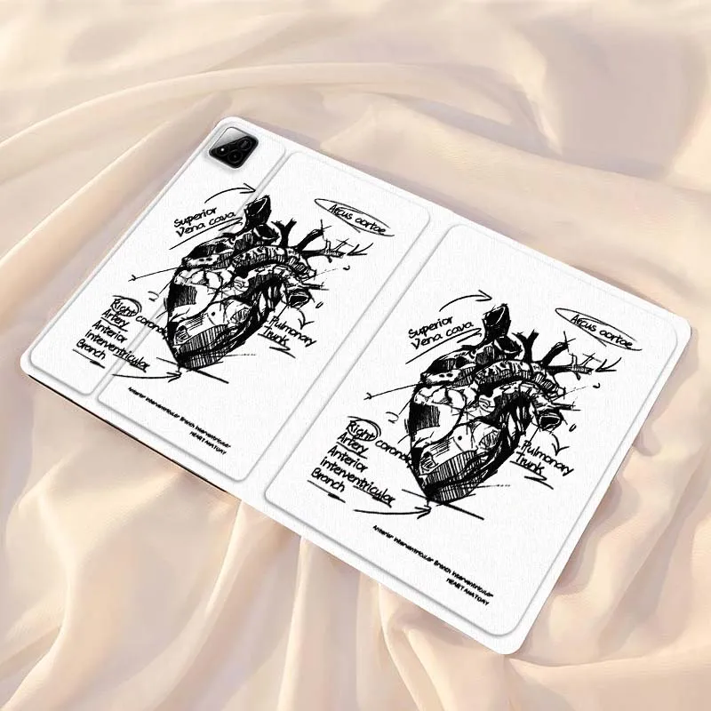 

Artistic heart pattern Tablet Case For Xiaomi Redmi Mi Pad 4 5 6 7 8 K SE Mini Pro Plus Max 10.1 11.2 inch