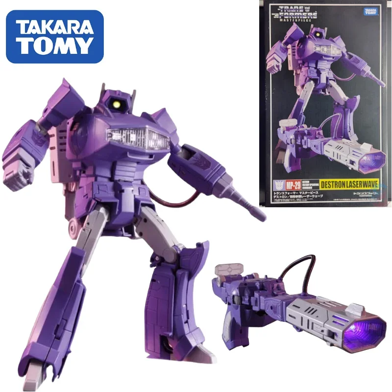 

TAKARA TOMY Action Toy Figures MP-29 Transformers Shock Wave MP29 Master First Edition MP 29 Defense Staff Shock Wave Spot