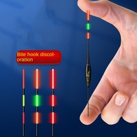 New Indicator Electronic Fishing Float Long Tail 2 Light Light Float Slip Drift Tube Buoy Strike Bobbers Buoy Night Fishing