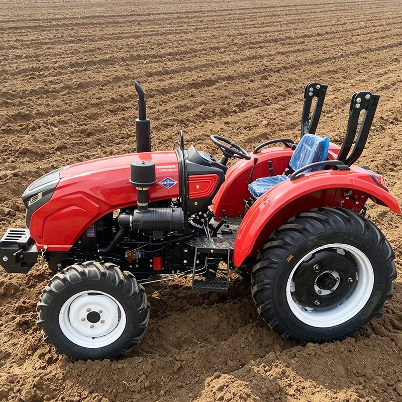 

Customized Good Value Wheel Type Rotary Tiller & Four Wheel Tractor for Small Plowing Machine