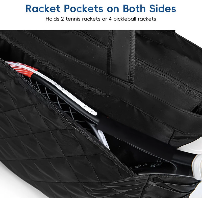 New Portable Women Men Tennis Tote Bag High Quality Shoes Compartment Squash Badminton Tennis Racquet Bags Sports Gym Handbag