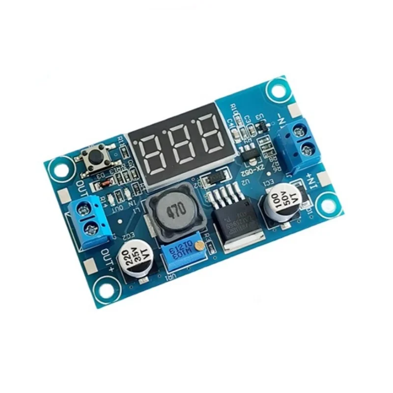 LM2596 DC DC Step Down Converter Voltage Regulator LED Display Voltmeter 4.0~40 to 1.3-37V Buck Adapter Adjustable Power Supply