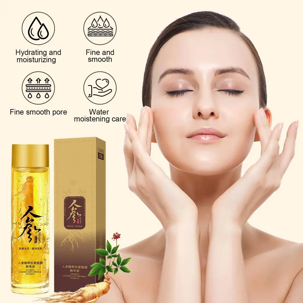 

Original Ginseng Extract Polypeptide Anti Aging Essence Anti-Wrinkle Serum Oil,Moisturizer,Reduces Wrinkles,Improves Sagging