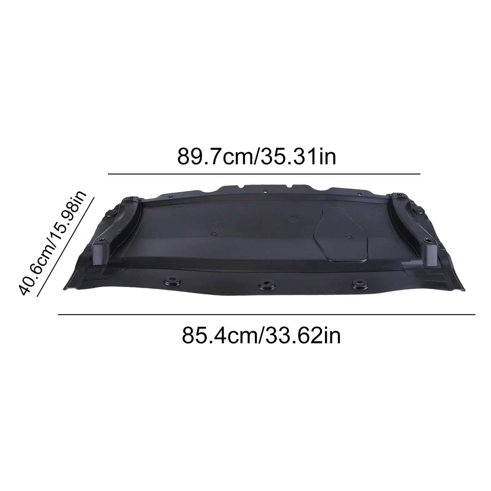 Radiator Support Cover Splash Shield Front Lower Compatible for A6 A7 S6 S7 RS7 2011-2018 Replaces 4G0863821F