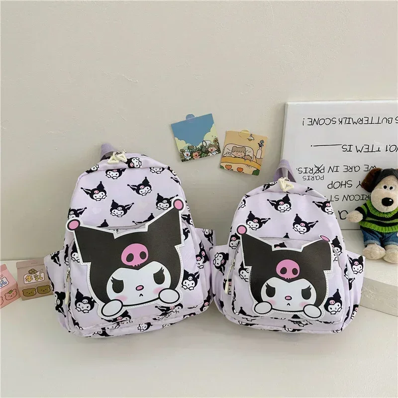 Sanrio Hello Kitty Childrens Rugzak Cartoon Cinnamoroll Mijn Melodie Kleuterschool Schooltas Grote Capaciteit Student Rugzak Cadeau