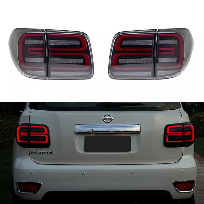 

Car LED Tail Lights Retrofit Assembly For Nissan Patrol Y62 2010 - 2018 Recommended Rear Fog Lamp Upgrades Accessory