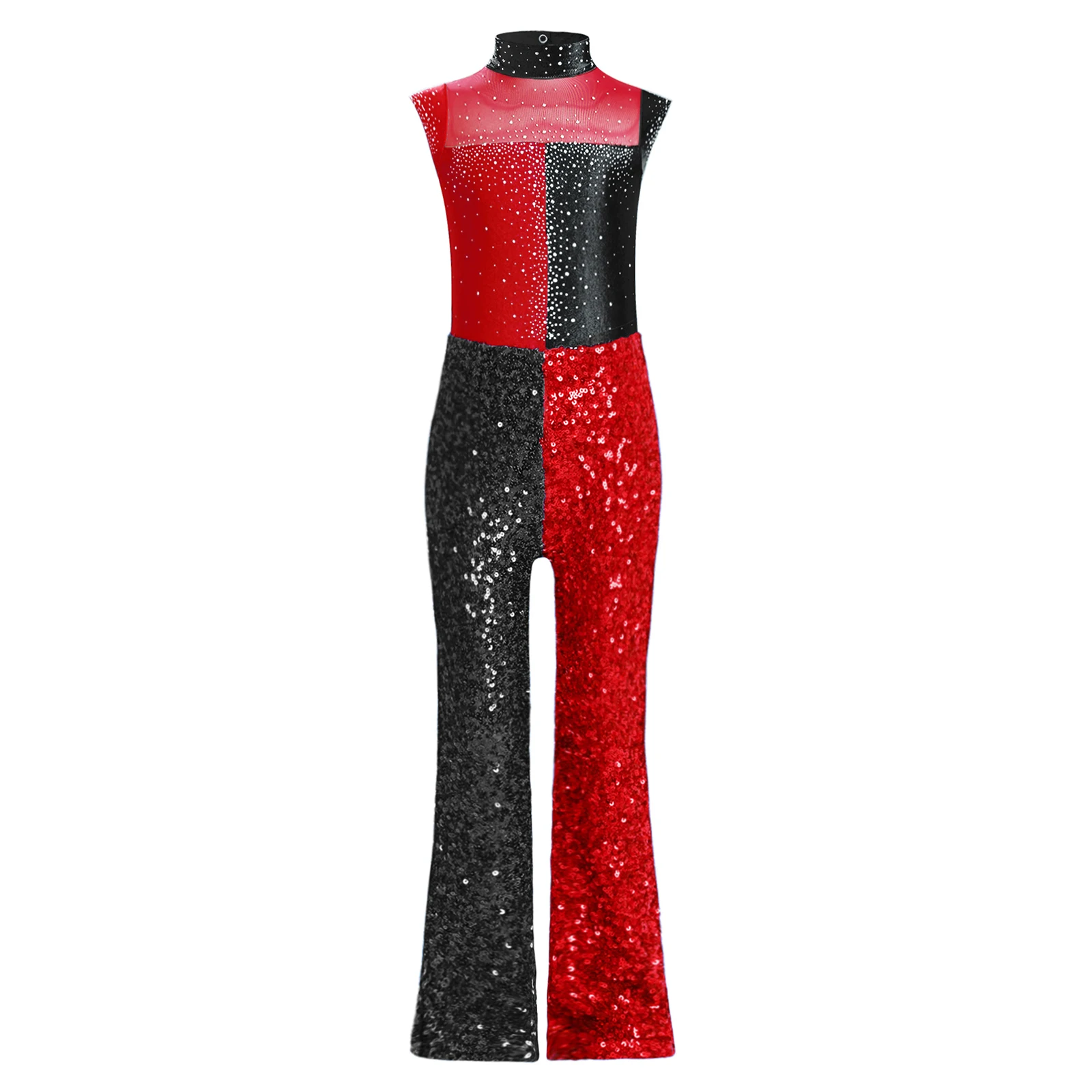 

Kids Girls Jazz Hip Hop Dance Performance Costume Ballroom Samba Tango Cha Cha Dance Leotards Costume Street Disco Jumpsuit