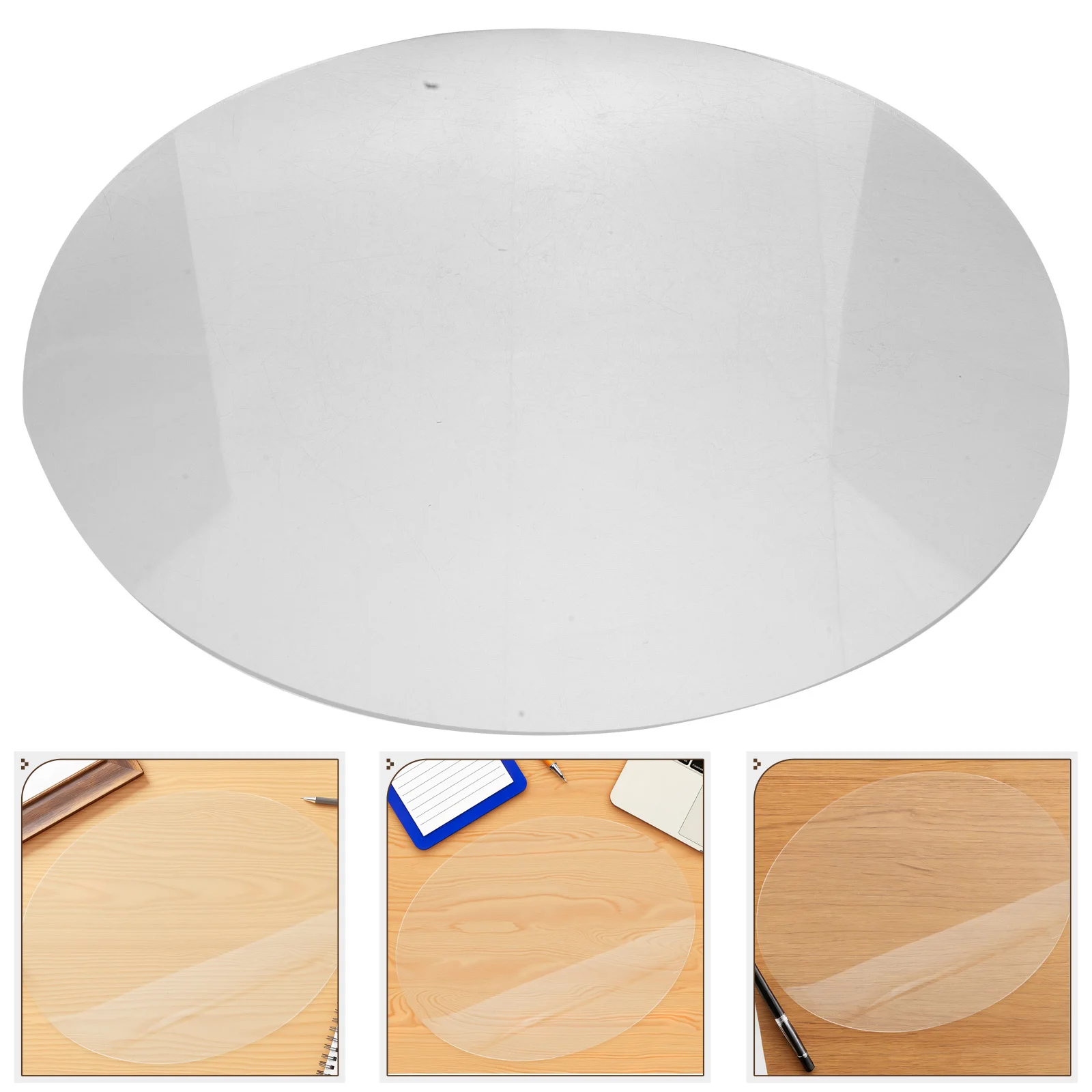 

Round Acrylic Clock Face 30cm Transparent Panel Perfect for DIY Wall Clock Modern Home Office Decor Acrylic Dial for Resin Art