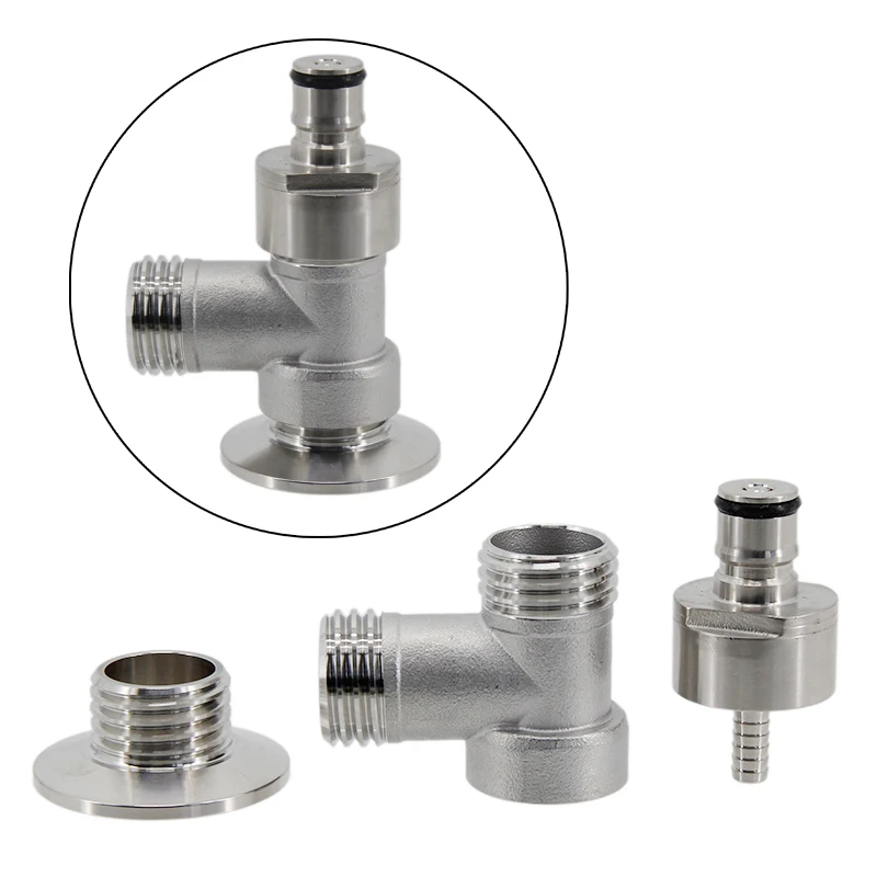 1.5 Inch Tri Clamp x Male PCO1881 Stainless Steel 304 Sanitary Beer Fitting Homebrew Hardware