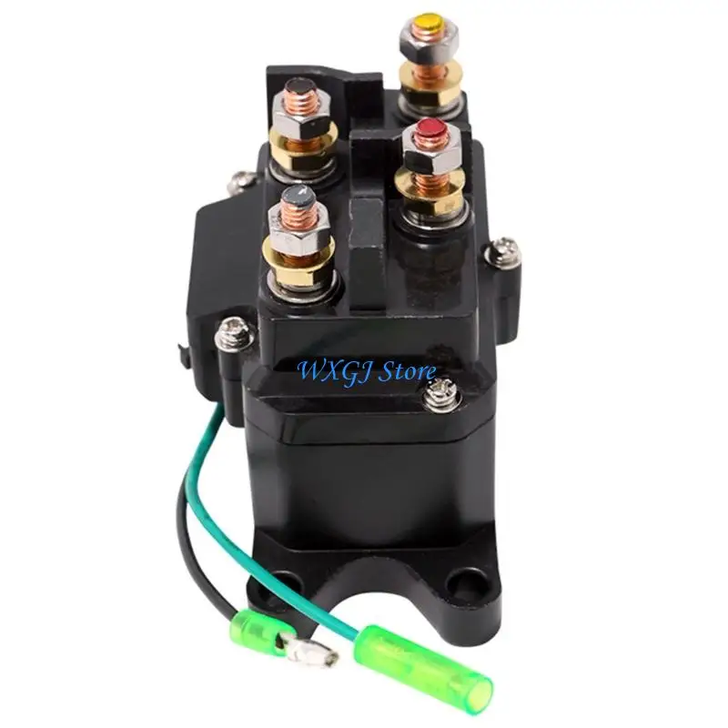 37JE High Performances 12V 300A Winch Solenoid Relays Quick Response Winch Relays Solenoid For Off Roading Enthusiasts