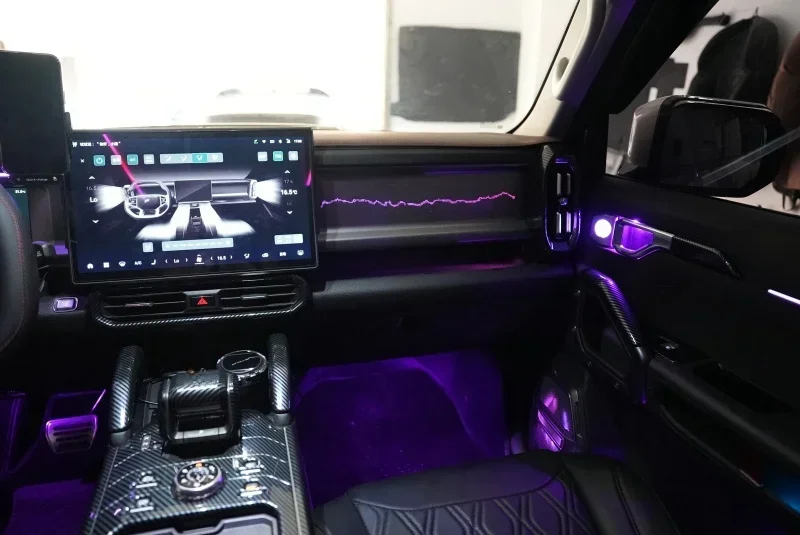 New! Car Ambient Light Fit for JETOUR Traveler T2 2023-2024 Mold Model 35 Lights Fantasy Atmosphere Light Car Interior Accessori
