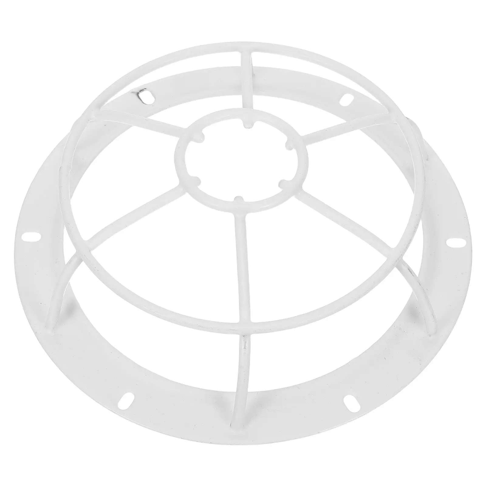 Smoke Sensor Protection Cover Round Heavy Duty Iron Mesh Anti Theft Safety Cap for Ceiling Mounted Detectors 6.37x6.37x2.16in