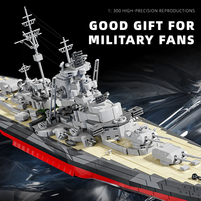 2700 + pçs guerra mundial 2 blocos modelo de acorazado diy tijolos brinquedo de construção adulto crianças meninos presentes natal quarto ornamentos legais