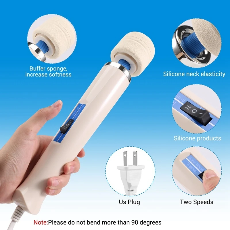 Wand Massager Super Vibrating Massager Hv-260R Electric Vibrating Massager Us Plug