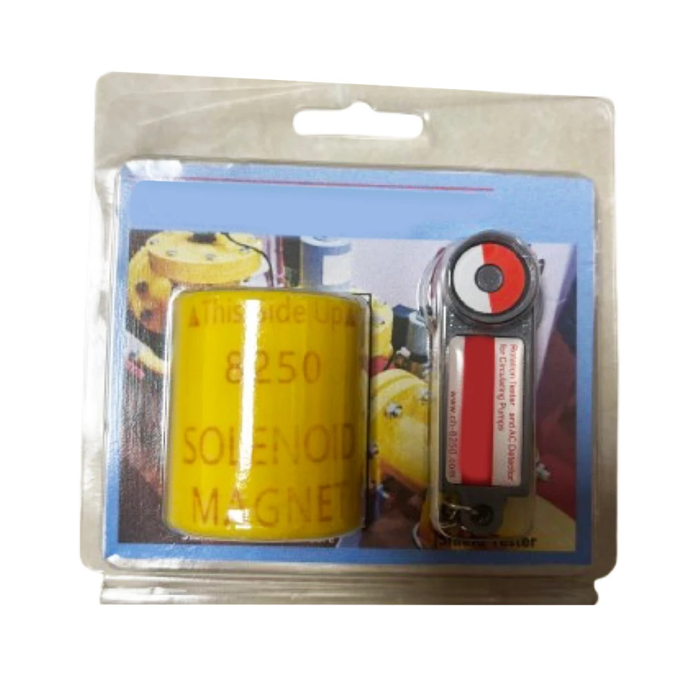 Testador de rotação da bomba de circulação de aquecimento com kit abridor de válvula solenóide abertura ar condicionado detector queimador de combustível kit