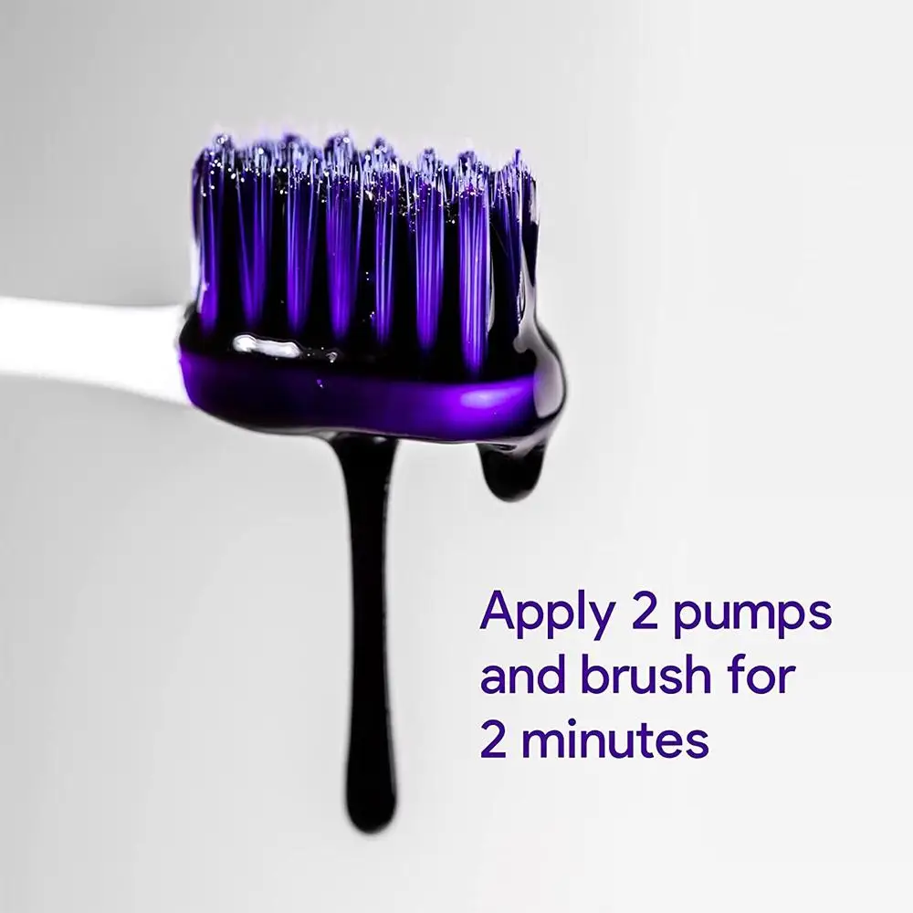 Hismile Purple Toothpaste Teeth Whitening Clean Colour Corrector Tooth Stain Removal Tooth Paint Booster Brightness Reduce Yello