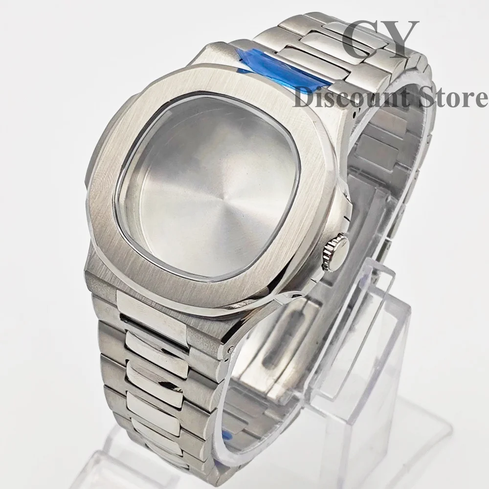 

Корпус часов RICHUS NH35 42 мм, серебристый корпус из нержавеющей стали, подходит для NH35 NH36 ETA2824 2836 DG2813 3804 Miyota82 PT5000 Механизм