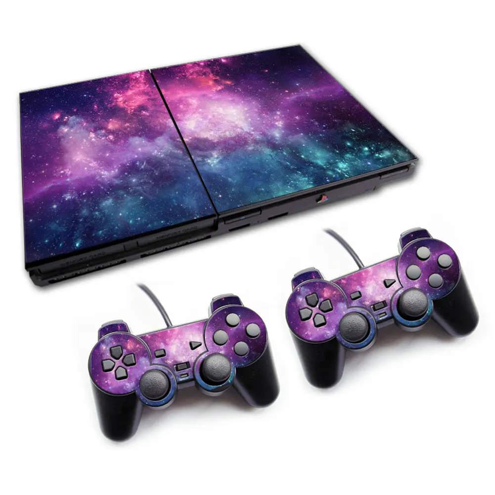 New arrival design vinyl decal game accessories for ps2 slim 70000 skin sticker