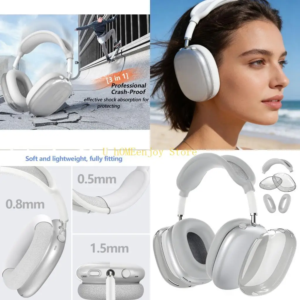 B0KF Strong Case For Wireless Headphones Multiple Hues Offered