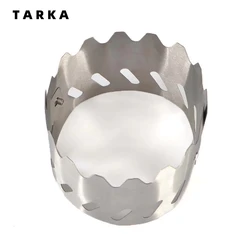 TARKA Portable Wind Shield Suitable For Alcohol Stove Ultralight Rack Stand Windscreen Outdoor Camping Hiking Camping Supplies