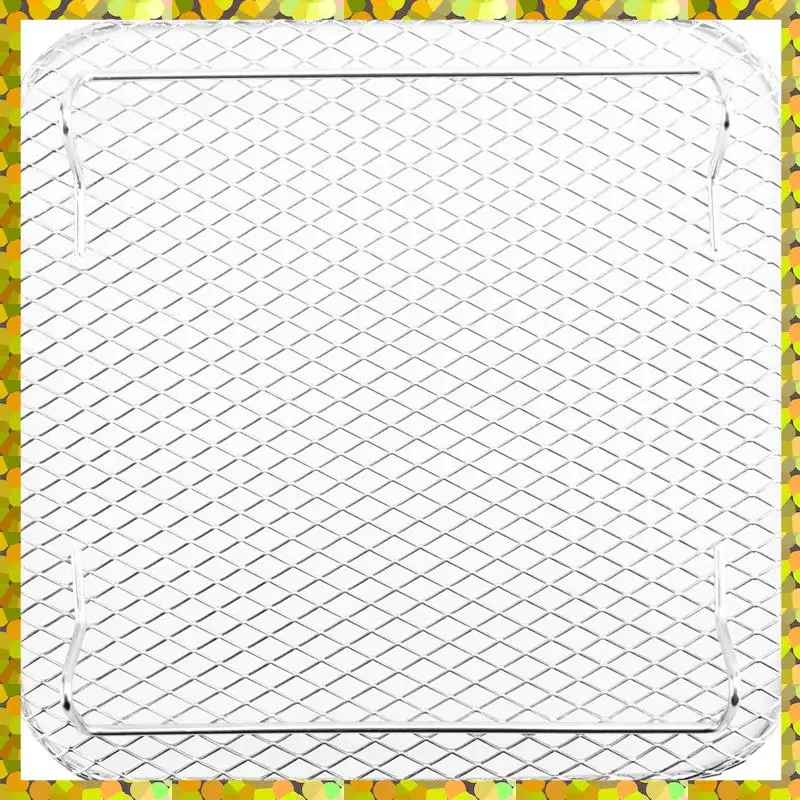 AGLH 2Pcs 8 Inch Air Fryer Rack For Instant Vortex Air Fryer,For ,For COSORI Air Fryer,Square Three Stackable Dehydrator