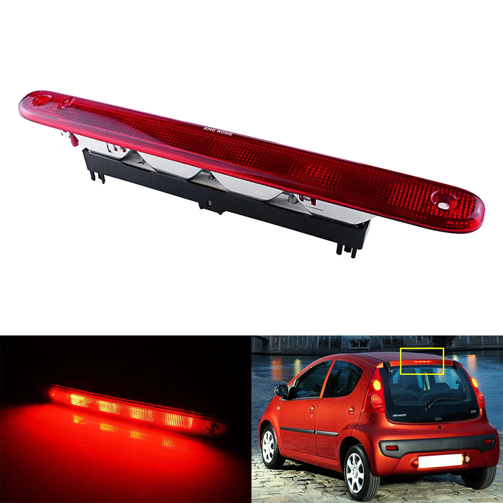 For Peugeot 107 Citroen C1 Aygo 05-14 LED Rear High Level Third Brake Stop Light