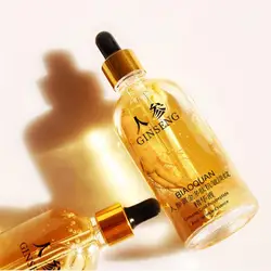 Suero Facial antiarrugas, esencia de Ginseng dorado, polipéptido, ácido hialurónico, hidratante, cuidado de la piel Facial, 100ml