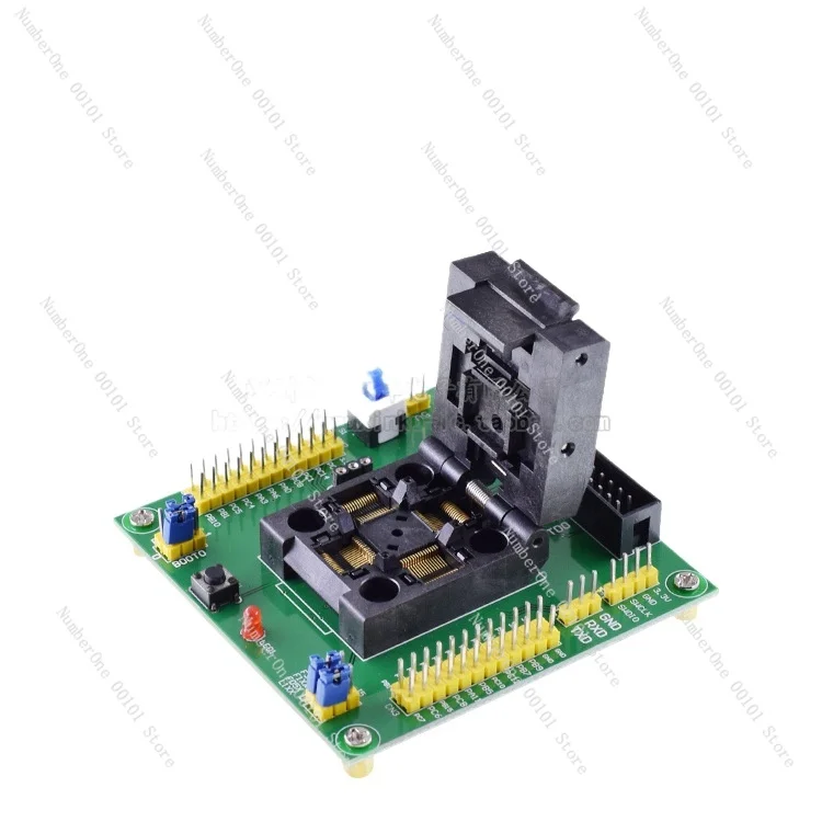 STM32 programmer, downloader, programmer, test seat, programming seat QFP-64