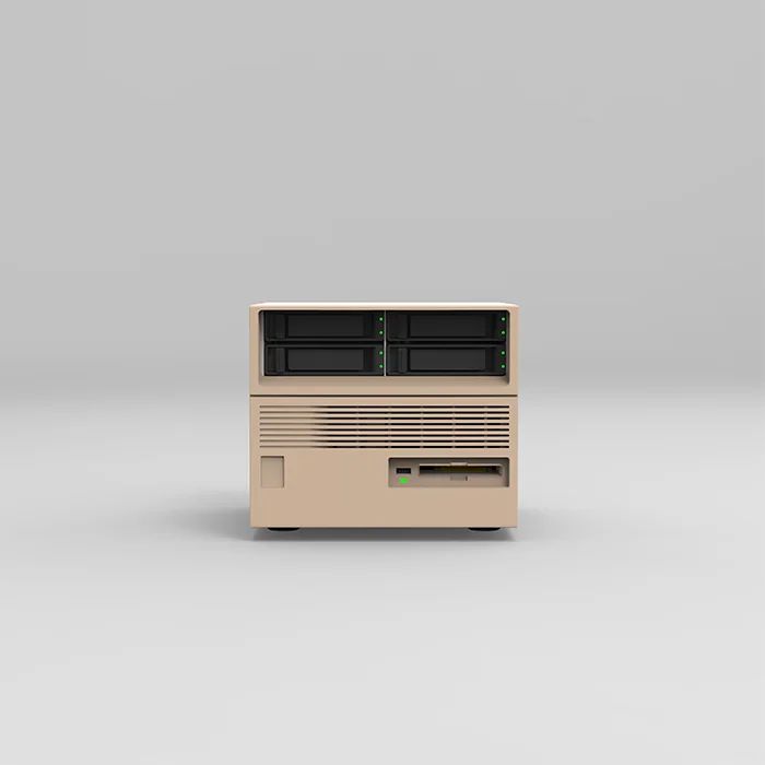 Compatible with ITX4 hard drive retro NAS chassis with fan, and SFX power supply