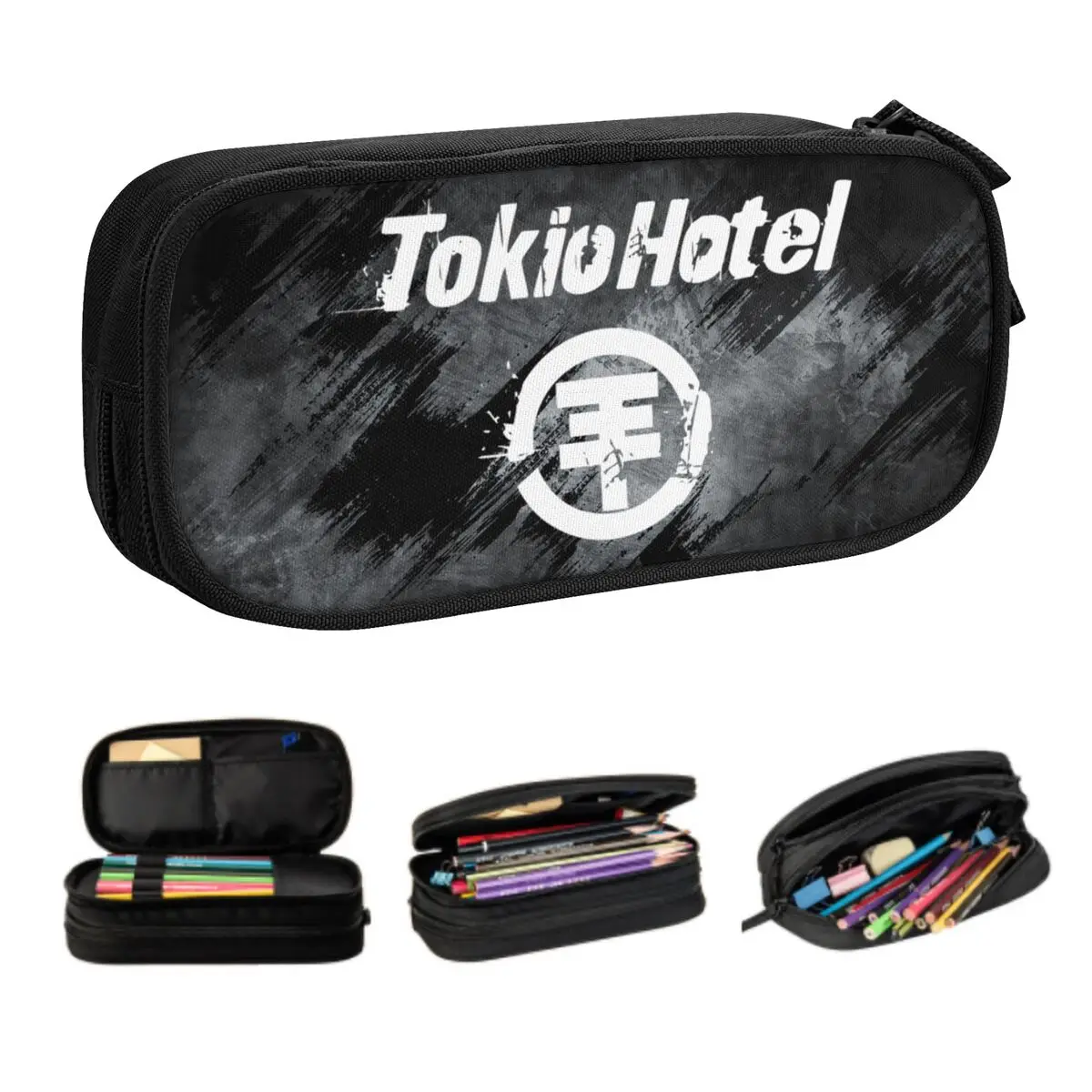

Custom Tokio Hotel Music Cute Pencil Cases Girl Boy Large Capacity Pop Rock Pencil Box Student School