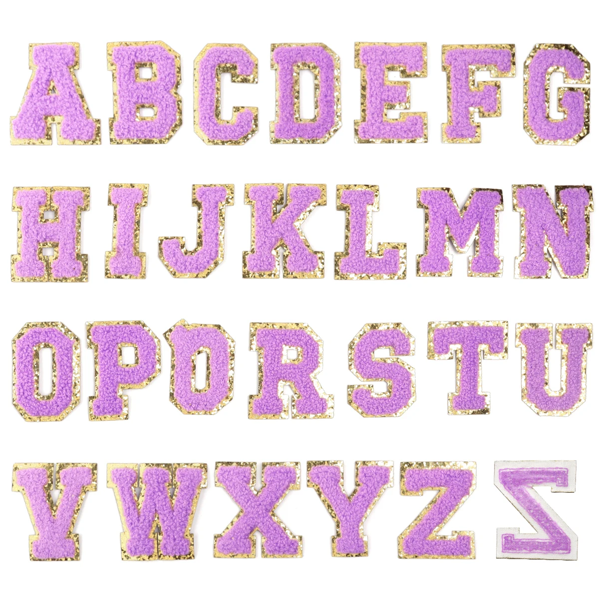 26 Stks/partij Kleur Letter Patches Borduurwerk Alfabet Strijk Patch Stof Voor Tassen Handwerk Kleding Diy Naaien Appliques Benodigdheden