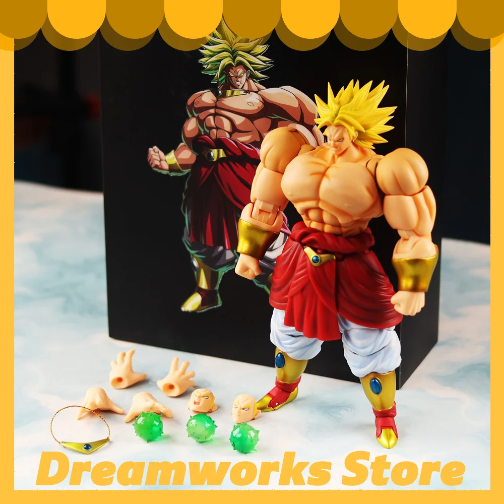 AAS Demoniacal Fit Dragon Ball Anime Figure Saiyan Broly Action Figure PVC Statue Collectible Model Desk Decoration Toy Gift