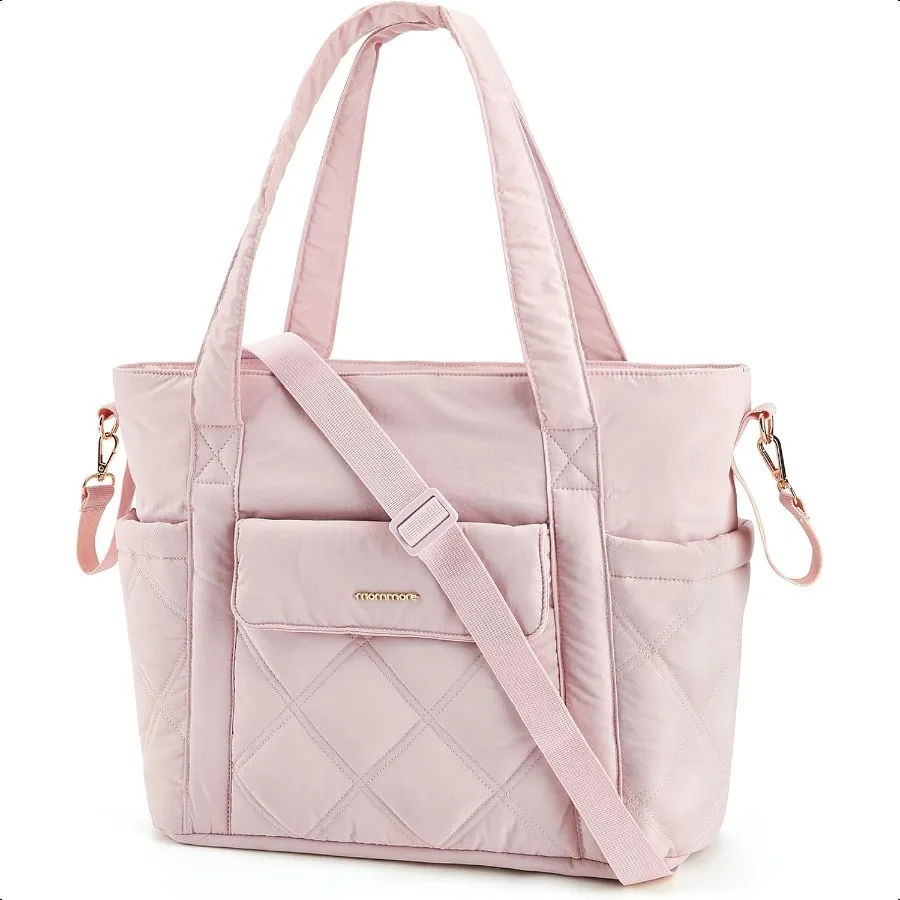 

Сумка для подгузников Mommore, маленькая детская сумка с изолированными карманами, легкая сумка для мамы с ремнями для коляски, медсестра, тренажерный зал, путешествия