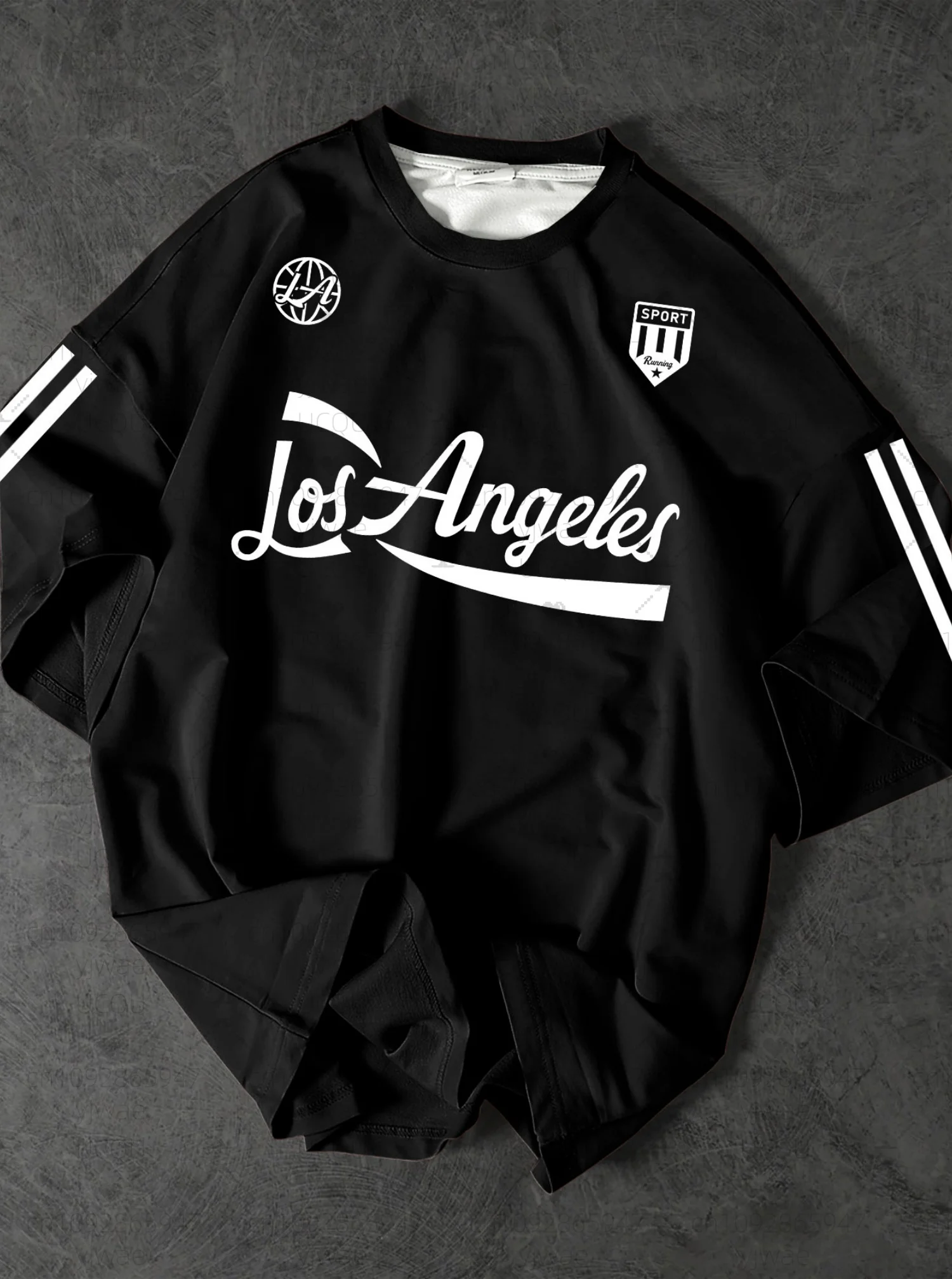 

2025 Mens Los Angeles Graphic T Shirt Sport Daily Football T-Shirt Men Short Sleeve Round Neck T-Shirt Casual Tops Men Clothing