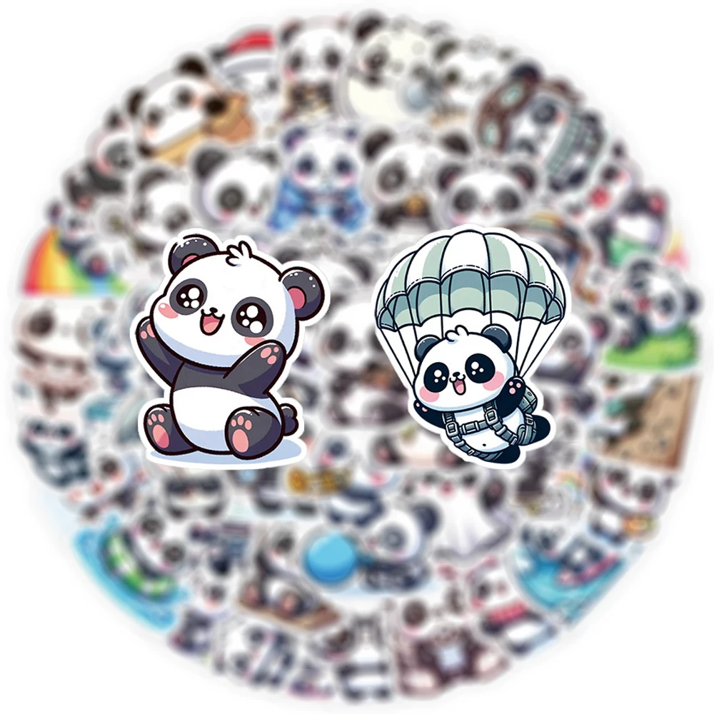 

10/30/50pcs Kawaii Cute Animals Panda Stickers Cartoon Creative Decals DIY Phone Suitcase Notebook Graffiti Sticker for Kids Toy