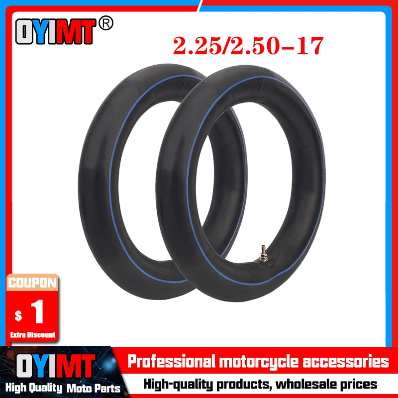 1/2 Pcs 2.25/2.50-17 225/250-17 2.25-11 2.50-17 Inner Tube Camera Wheel Tyre For Honda CR85R Kawasaki KX85 Suzuki RM85 Scooter