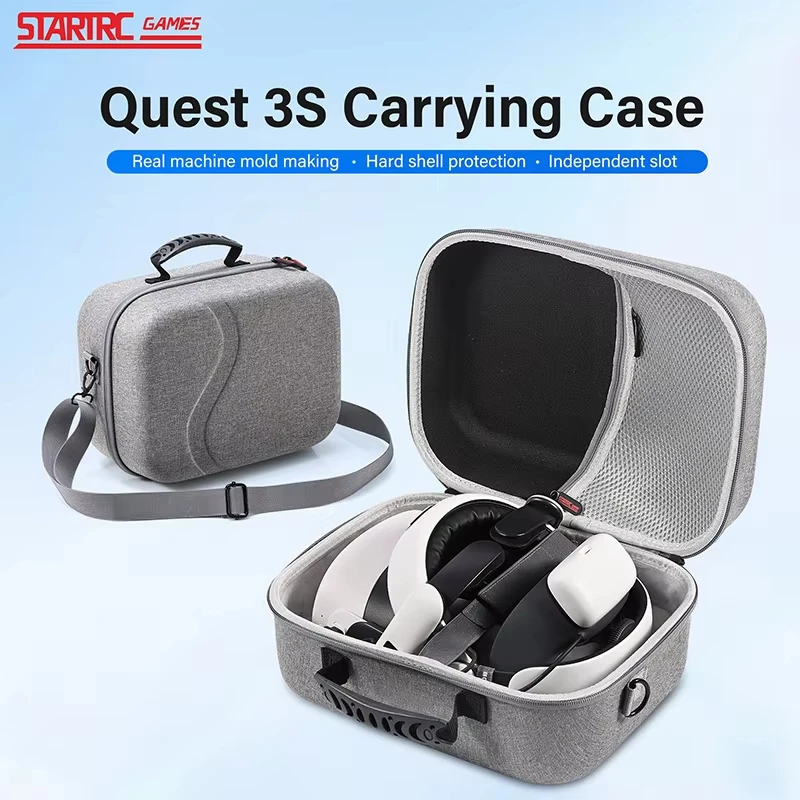 For Meta Quest 3/3S VR Glasses Storage Case Single Shoulder Oblique Straddle Bobovr Headband Backpack Protective Bag Accessories
