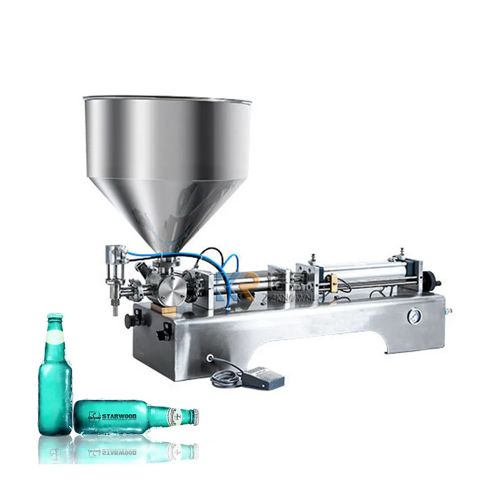 

Horizontal Single Head Past Filling Machine Cleaning Paste Sauce Fruit Jam Tomato Paste Filler