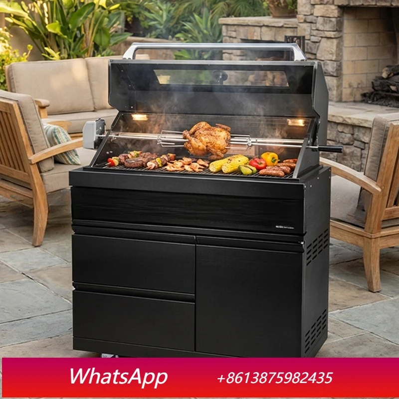 

YJQ stainless steel villa courtyard barbecue grill household barbecue grill high-end thickened barbecue stove