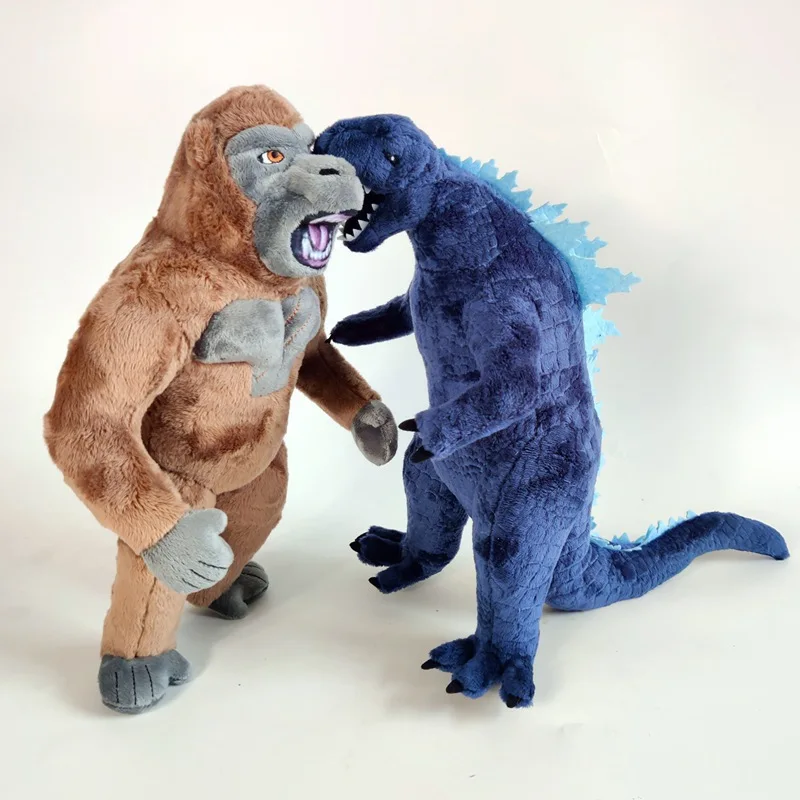 Nuevo Peluche de Anime Godzilla Vs Kong de 30 cm, Rey de los Monstruos, Godzilla King Kong, Muñeco de Peluche, Adornos, Regalos