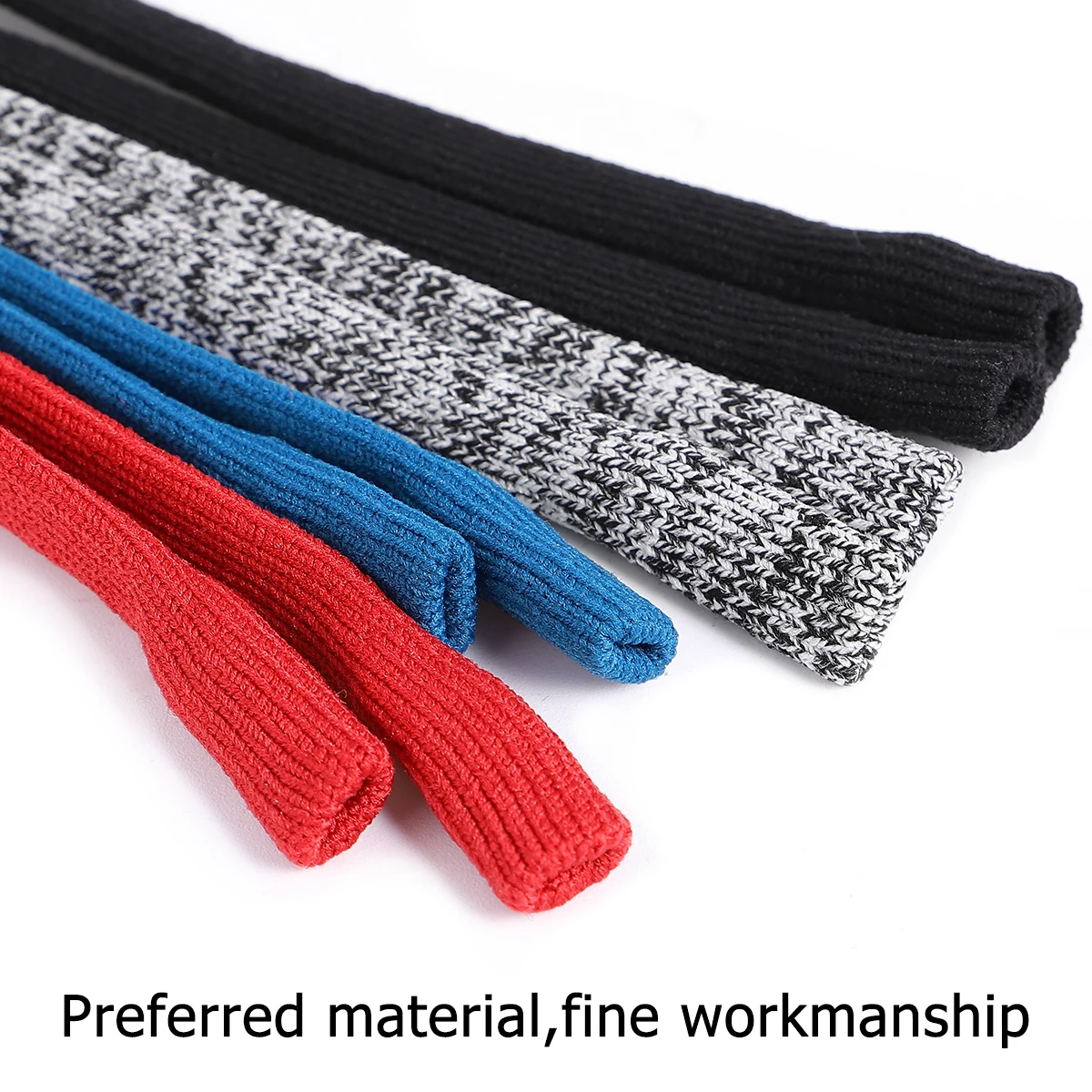 4 قطع من حبل النظارات الاحترافي، حامل نظارات أنيق للأنشطة الخارجية، نظارات شمسية للقراءة باللون الأحمر والأزرق والأسود والأبيض