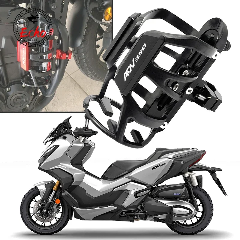 

For Honda ADV350 ADV 350 2021 2022 2023 2024 High quality Motorcycle CNC Accessories Beverage Water Bottle Drink Cup Holder