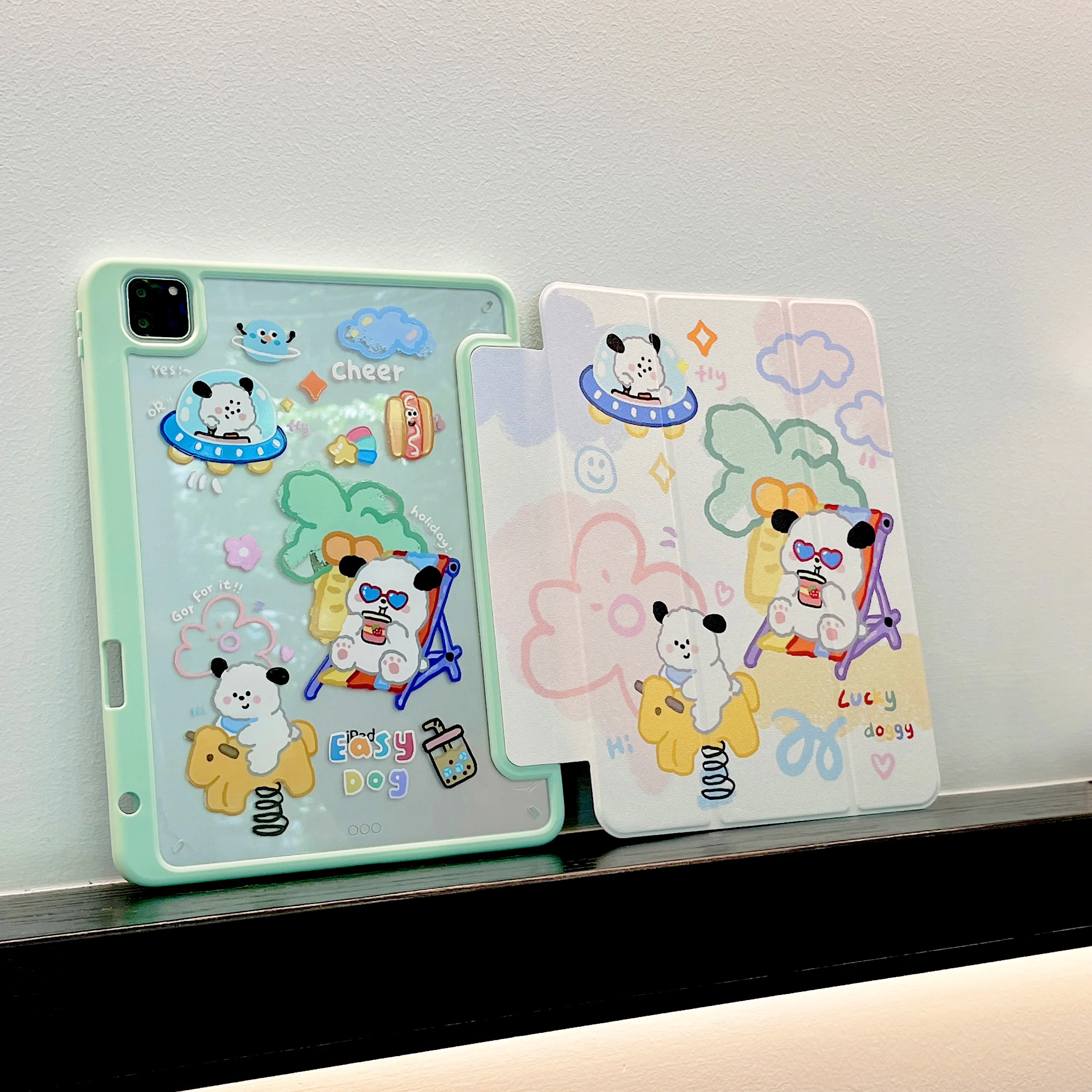 Cute puppy For iPad 2024 Air Pro 11 12.9 13 M2 M4 2022 Case 9.7 10.2 5th 6th 7th 8th 9th 10th Generation Cover Air 3 4 5 6 Case