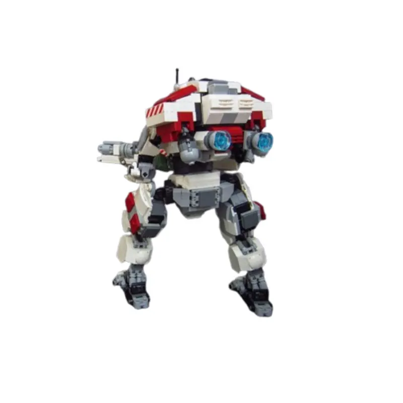 

MOC982pcs Creative Mecha DIY Small Particle Assembly Building Blocks Educational Toy Model Gift Set Ornament