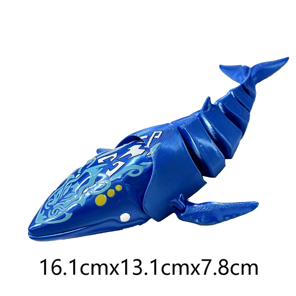 Bloop sea monsters 3D Printing Eater Gran Maja Action Figure Model Christmas Gift Joint-movable Deep Sea Figurines view 3