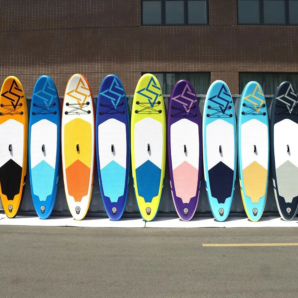Cross border  extended 350-380cm paddle board pulp  surfboard inflatable paddle