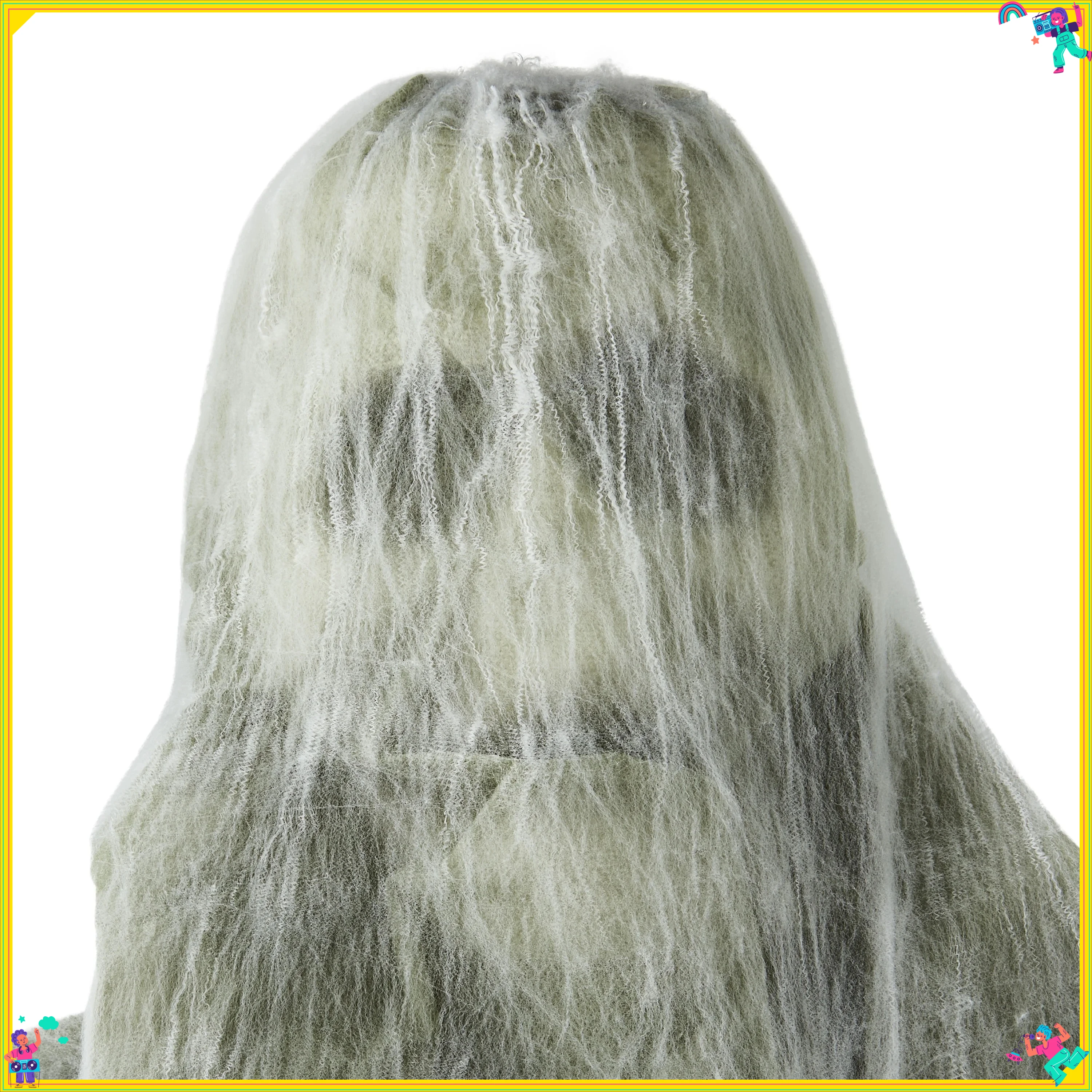 ديكور خارجي من Cocoon Corpse، 72 بوصة، للهالوين، زاحف