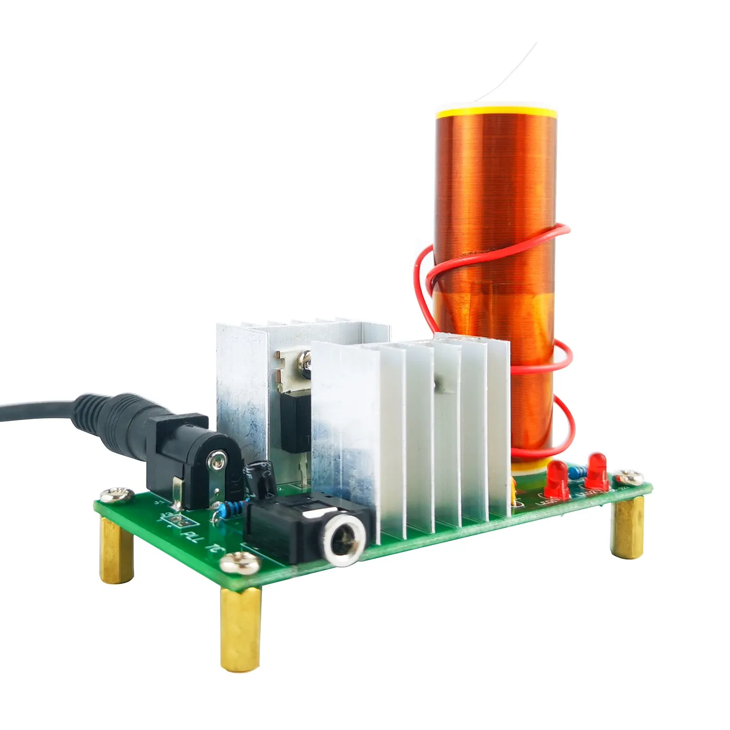 Mini Tesla Coil Diy Kit Electronics Empty Lights Technology Diy Module for Funny Experiment